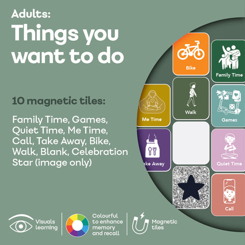 ADD ON SET: Adults: Things you want to do (10 tiles)