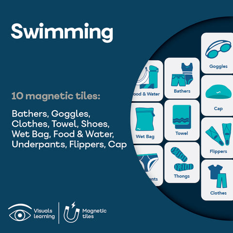 ADD ON SET: Swimming (10 Tiles)