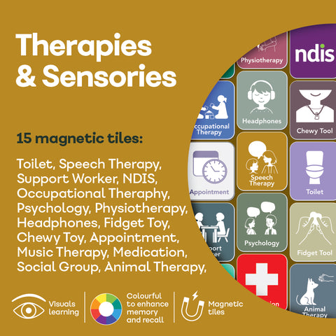 ADD ON SET: Therapies & Sensories (15 Tiles)