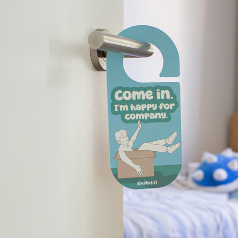 Door Hanger : Bedroom Door Sign (Design : Box)