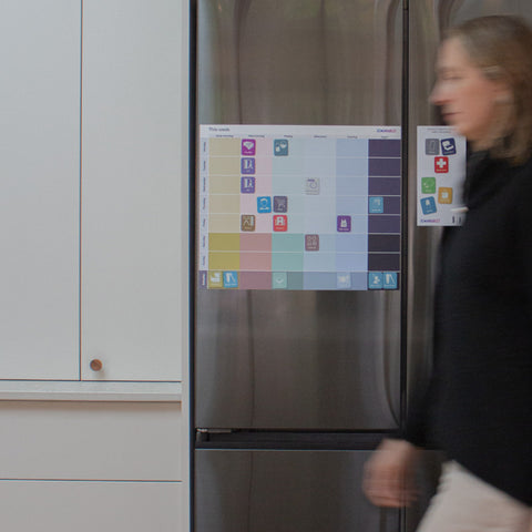 Magnetic Planner for Adults (60 Tiles+Chart)