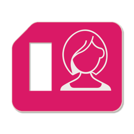 'Person' Reminder Tag (pink coloured) – Visual Prompt indicating a ...
