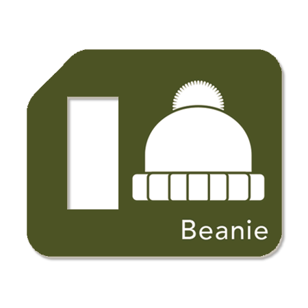 'Beanie' Visual Reminder Tag for Cold Weather Planning – Remindables