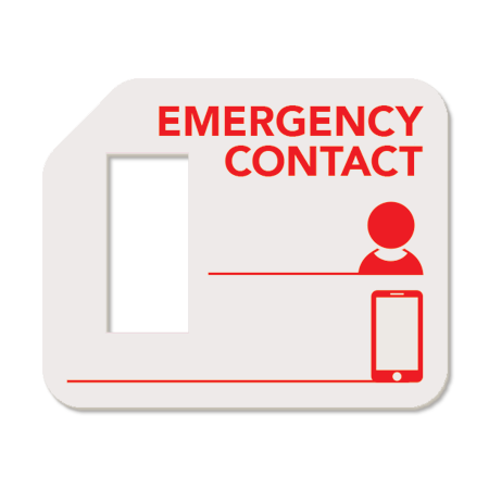 Emergency Contact Tag