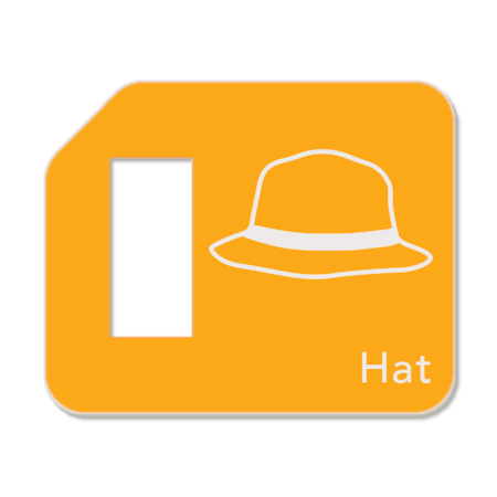 'Hat' Visual Reminder Tag for Daily Essentials – Remindables