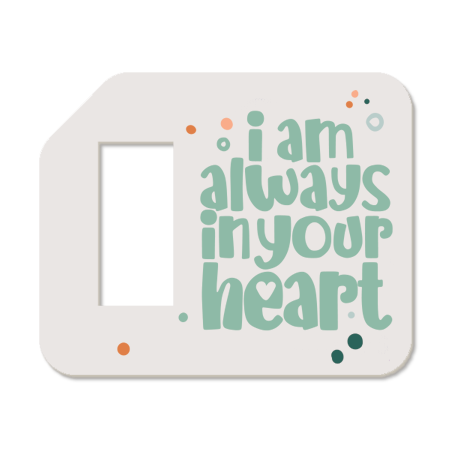Affirmations : 'I am always in your heart' Tag