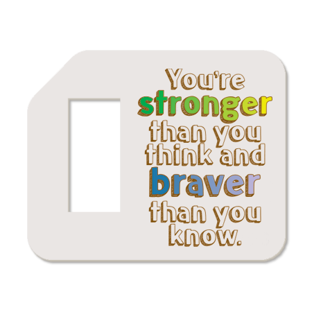 Affirmations : 'You're stronger than you think' Tag