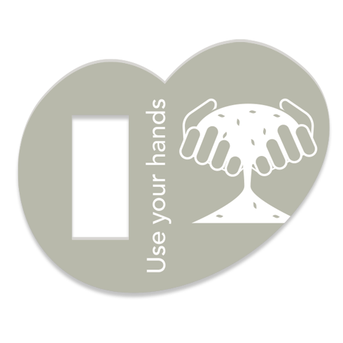 Anxiety Support Tag – 'Use your hands' Comfort Prompt – Remindables