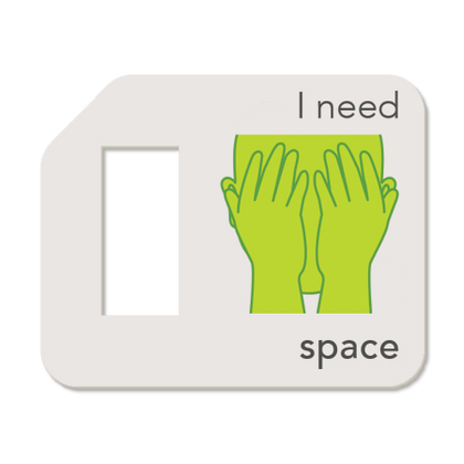 Communication Tag – 'I need space' | Visual Prompt – Remindables