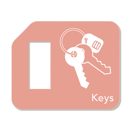 'Keys' Visual Reminder Tag – Remindables