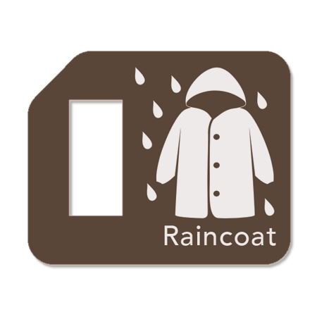 'Raincoat' Visual Reminder Tag – Remindables