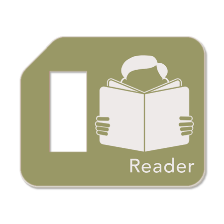 Visual Reading Reminder 'Reader' Visual Reminder Tag | Supporting education, learning & reading ...