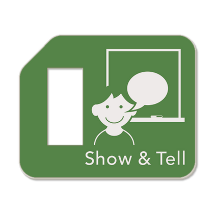 'Show and Tell' Visual Reminder Tag – Remindables
