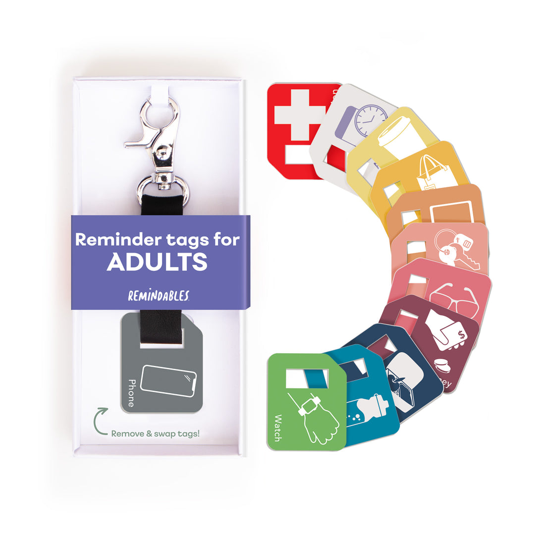 Remindables Tag Set for 'Adults' | For Autistic Adults & those with ADHD