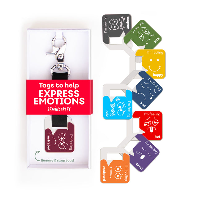 Remindables Tags for Emotional Regulation Support | Colourful Visual Tool