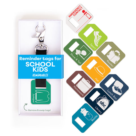 School Kids Set (1 strap + 10 tags)