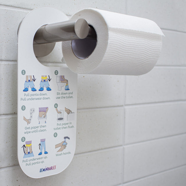 Toileting Steps Visual Guide for Easy Learning | Handy & Visible ...