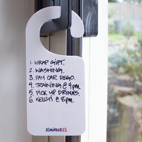 Whiteboard Reminder + 8 Whiteboard Markers